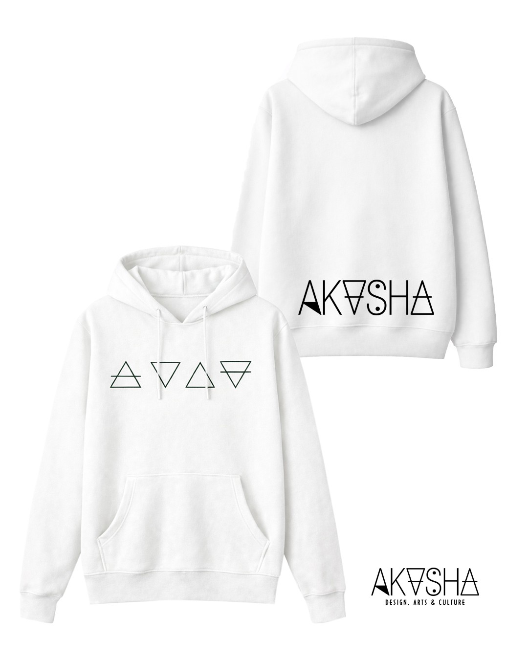 4 Elements Symbol - Akasha Hoodie